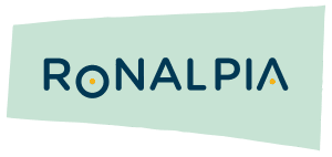 logo ronalpia trapeze vert sauge